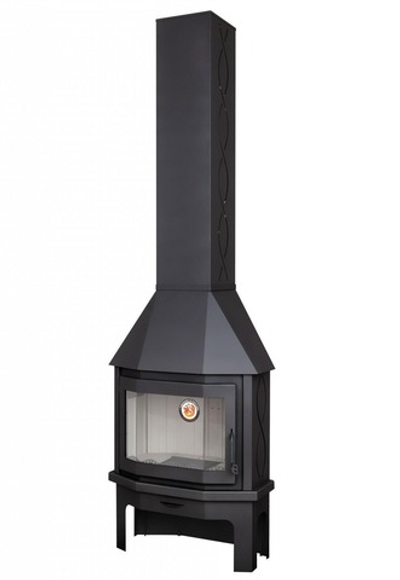 Печь-камин Мюнхен пристенно-угловой