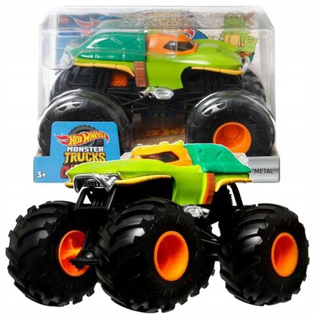 Игрушечный автомобиль Hot Wheels Monster Truck - Хот Вилс Автомобиль Черепашка Ниндзя Микеланджело НКМ48