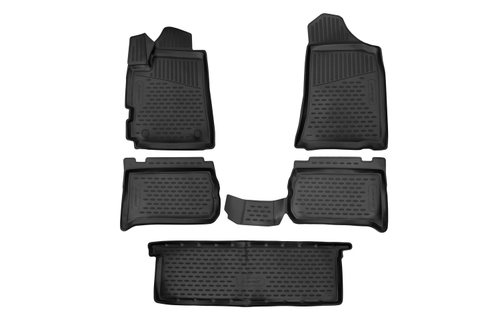 Коврики 3D в салон для LIFAN MyWay, 2017- кроссовер, 5шт. (полиуретан) Element.ELEMENT3D00283210K