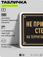 Табличка для бассейна "Не приносить стекло на территорию бассейна", на пляж, для общественной и частной зоны отдыха, информационная, 40х30 см, Silver Plane x Айдентика Технолоджи