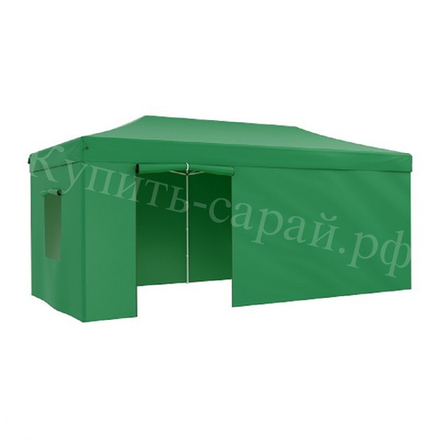 Быстросборный шатер Helex 6x3 м green