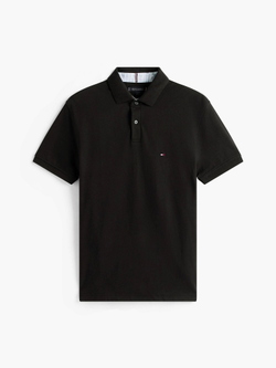 Поло Tommy Hilfiger Regular Fit Stretch Black