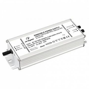 Блок питания 029513(2) ARPV-UH12100-PFC-DALI2-PH (12V, 8.3A, 100W) Arlight