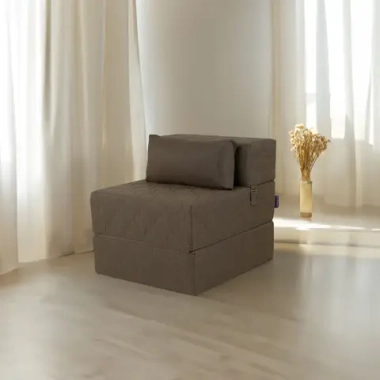 Бескаркасное кресло-кровать (трансформер) BuyDream (кофейный)