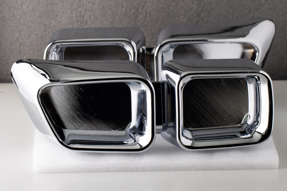 Катафот бампера Lada Priora 2 Sal-man "Фальшь выхлоп" AMG