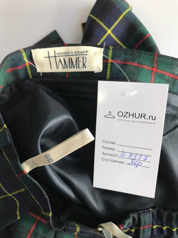 Юбка Hammer в клетку, маркировка 38, визуально 44 размер
