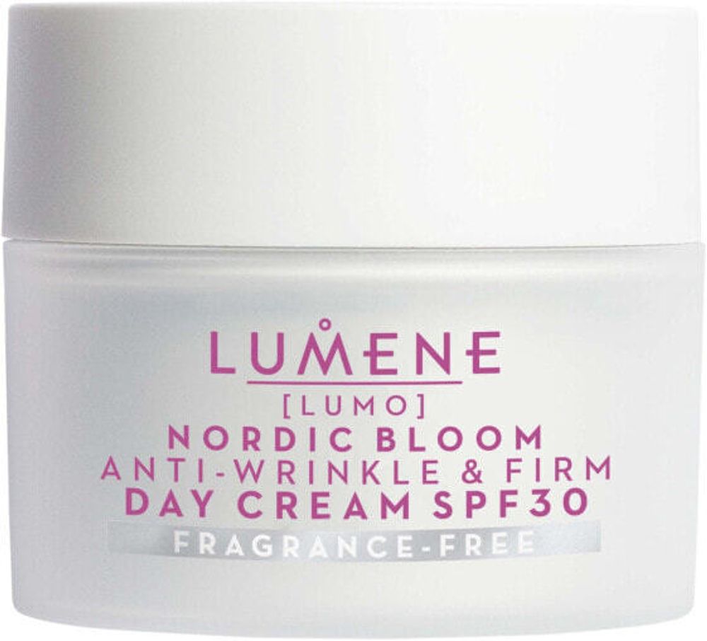 Увлажнение и питание Lumene Anti-Wrinkle &amp; Firm Day Cream SPF30 Защитный разглаживающий крем без парфюмерной отдушки