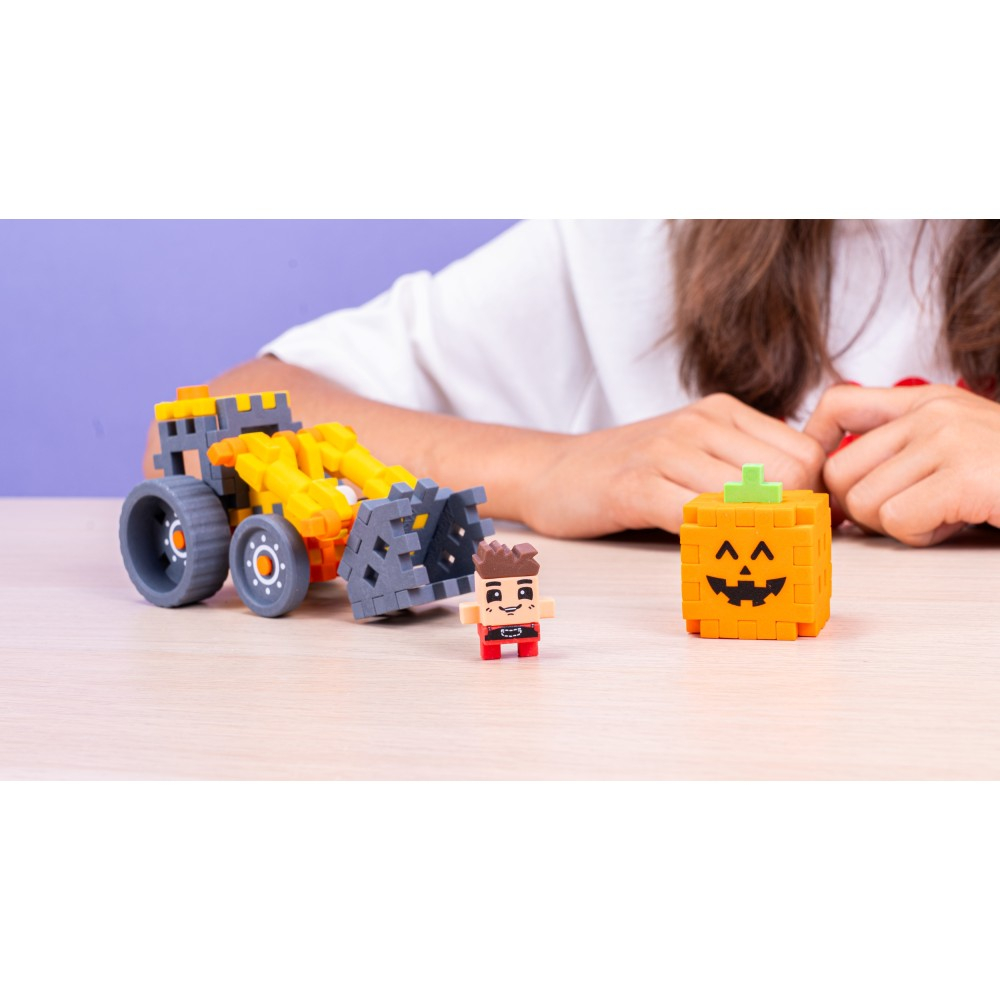 Marioinex - Мини-конструктор Waffle FARMER Фронтальный погрузчик 50 шт. 907481