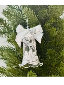 Елочное украшение "Колокольчик Хрустальный" 9 см.