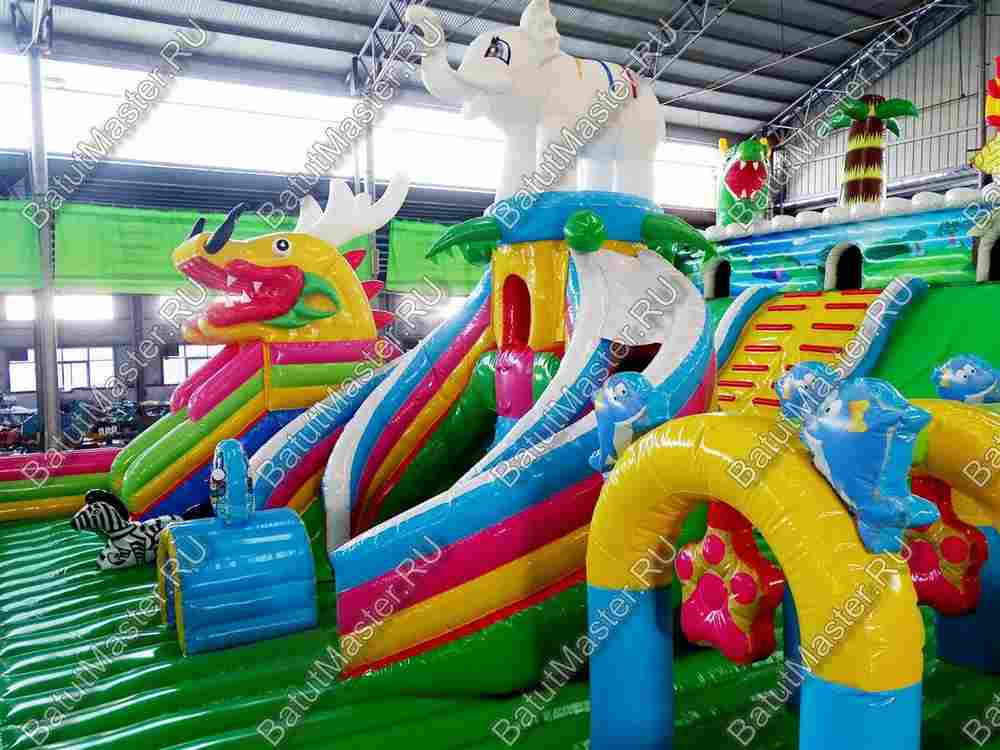 Коммерческий батут "Логово дракона" 14,6*14*7 м