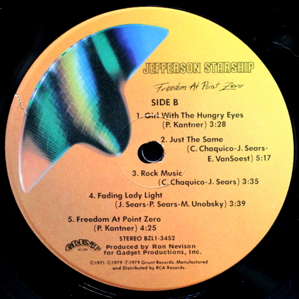 Jefferson Starship / Freedom At Point Zero (LP)