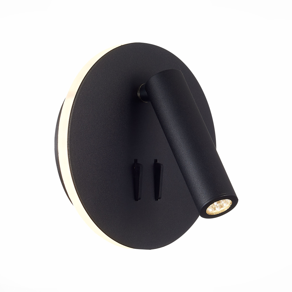 SL1586.413.01 Светильник настенный Черный LED 1*8W 3000K 624Lm Ra&gt;80 24° IP20 L-xW155xH155 170-240V Настенные светильники