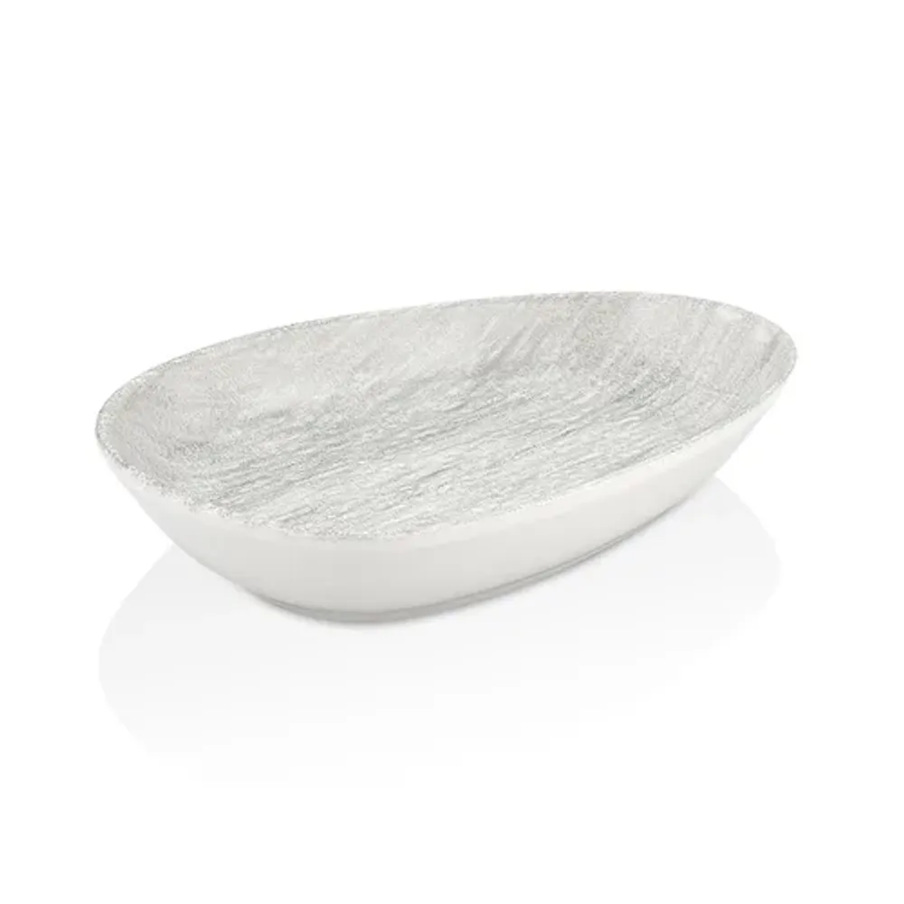 Блюдо овальное 16*10,5 см h3,2 см 140 мл Ombra Island Gray By Bone Innovation [6]