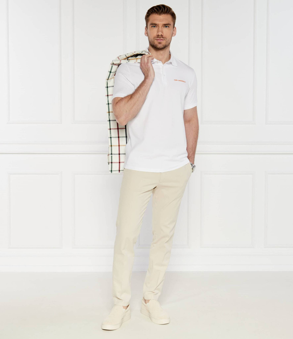 Поло Karl Lagerfeld - белый(745401 543221)