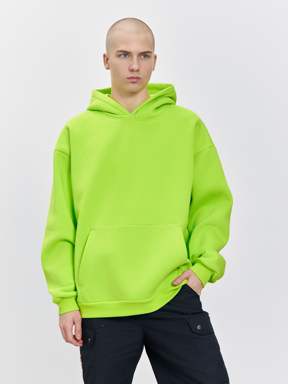 Худи с начесом (салатовый)