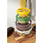 Контейнер для запекания и хранения круглый с крышкой, 1,3 л, светло-серый