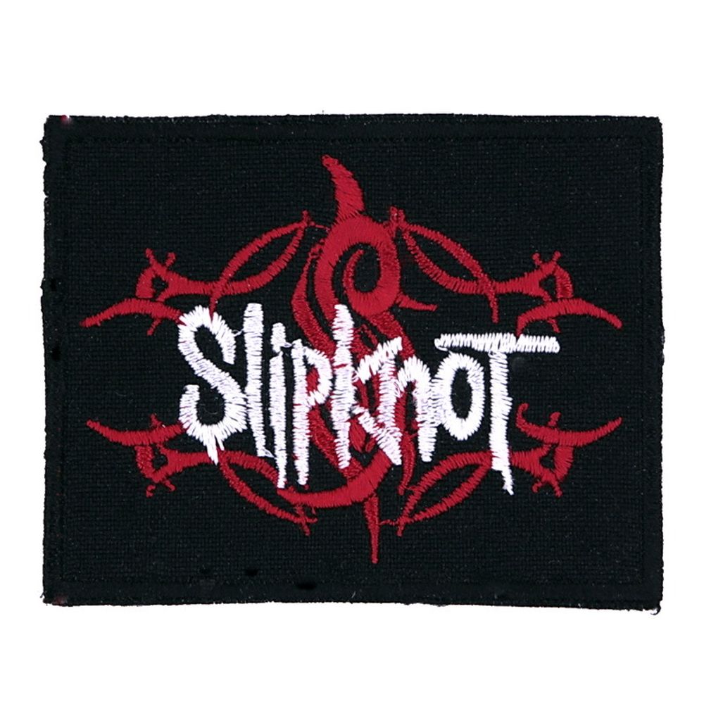 Нашивка Slipknot надпись в узоре (348)