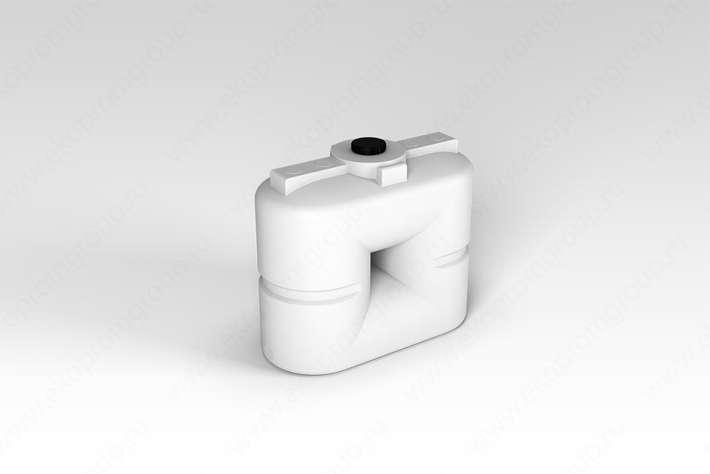 Ёмкость пластиковая пищевая ЭкоПром S 500 л. узкая округлая (125x58x110см;зеленый) - арт.555280