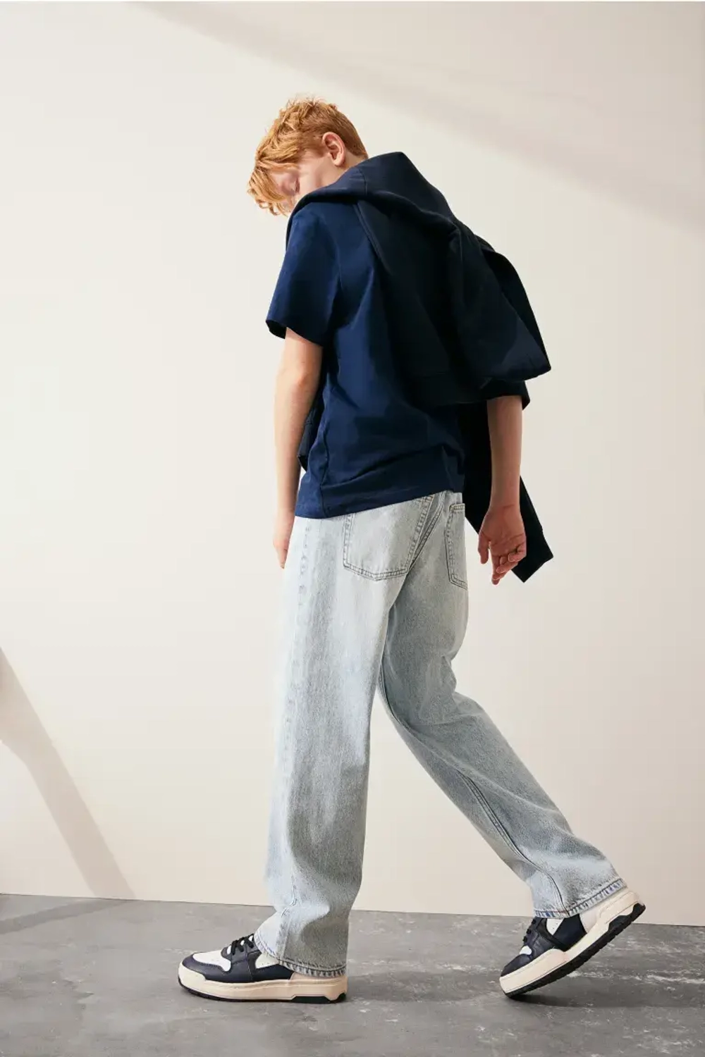 H&M Хлопковая футболка, синий