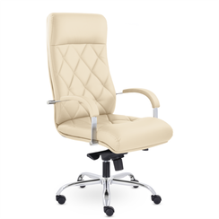 Кресло К-10 Верона В хром МБ S-0428 (бежевый)