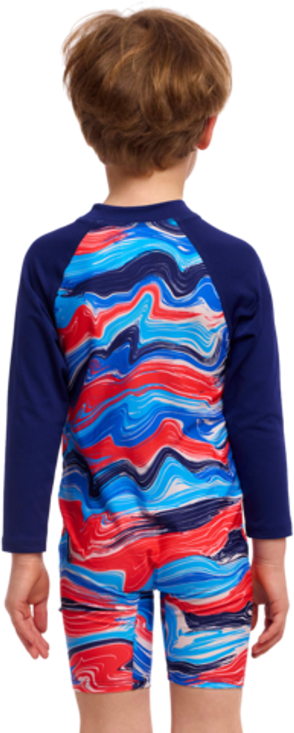 Лонгслив FUNKY TRUNKS Toddler Boys Wave Craze