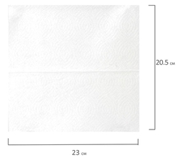 111342 Полотенце бумажное V-сложеное LAIMA UNIVERSAL WHITE 1-слойное БЕЛОЕ (200л/15уп)