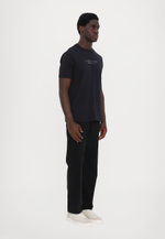 Armani Exchange T-SHIRT REGULAR FIT - Футболка с принтом - Синий