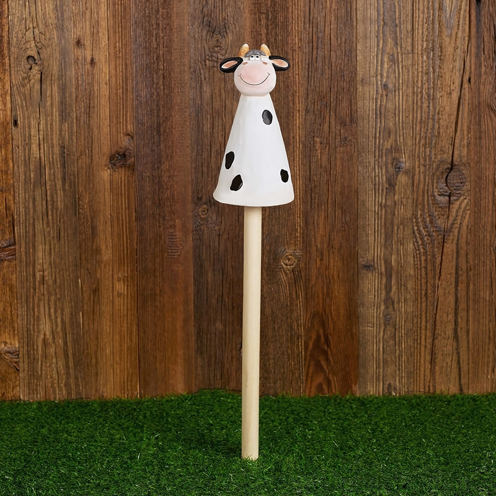 Фигура садовая на штакетник 9*8,5*18,5см "Забавные животные", керамика