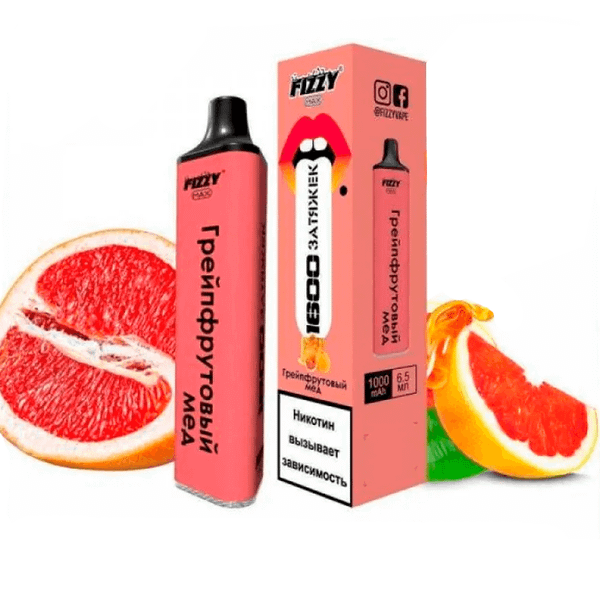 Купить Одноразовый Pod Fizzy - Грейпфрутовый лед (450 puffs)