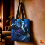 Сумка шоппер с принтом Genshin Impact