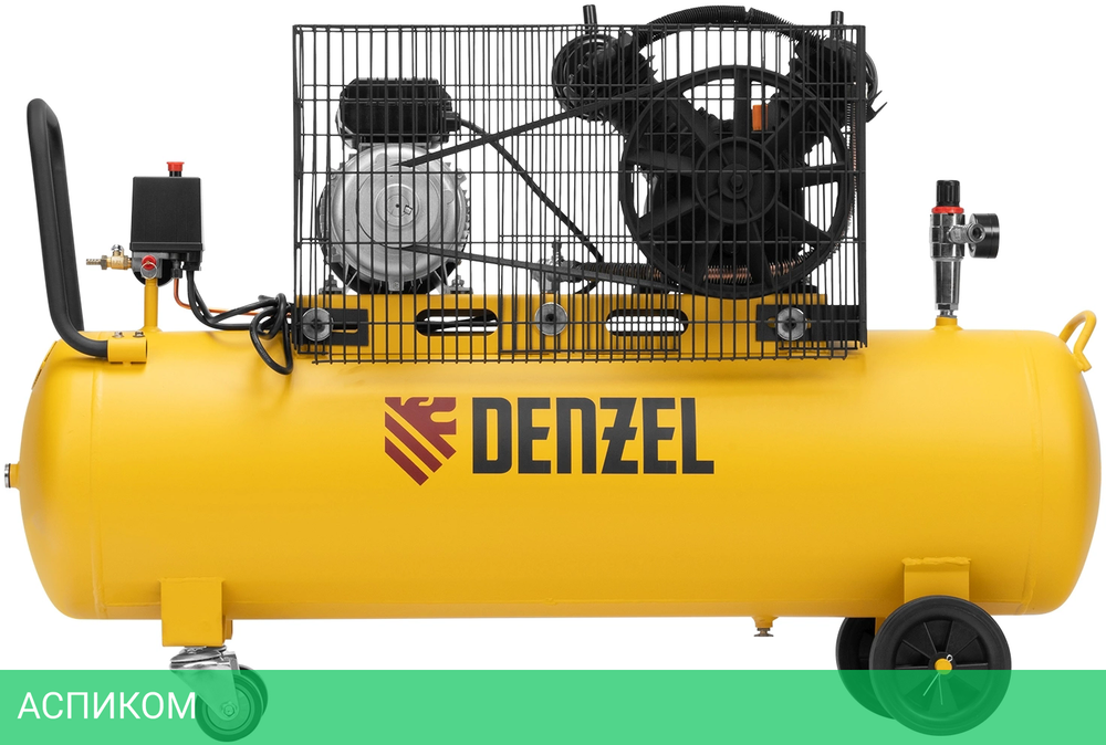 Компрессор Denzel BCV2300/100 желтый/черный (58111)