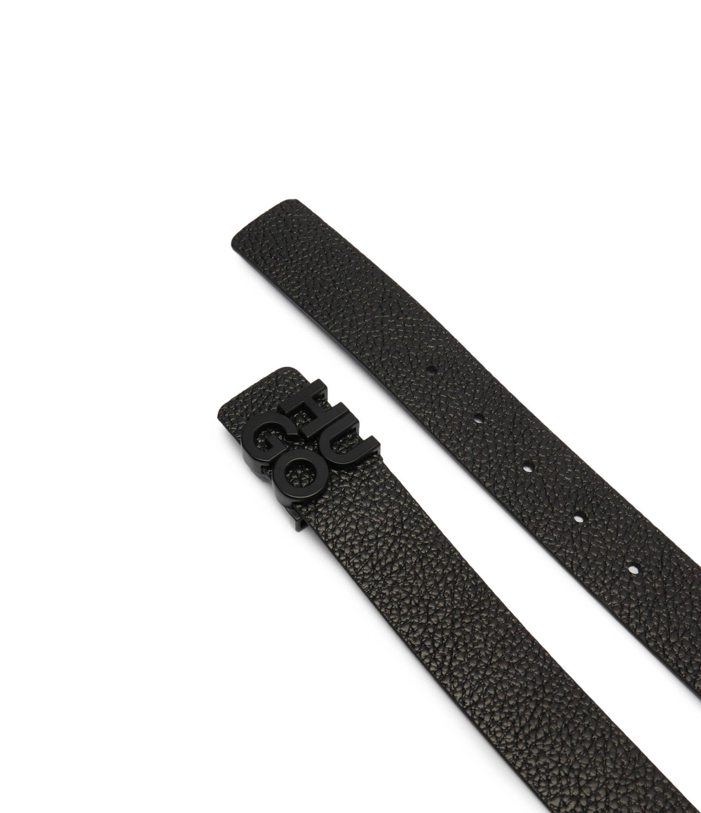 Кожаный ремень HUGO - черный(50516525)