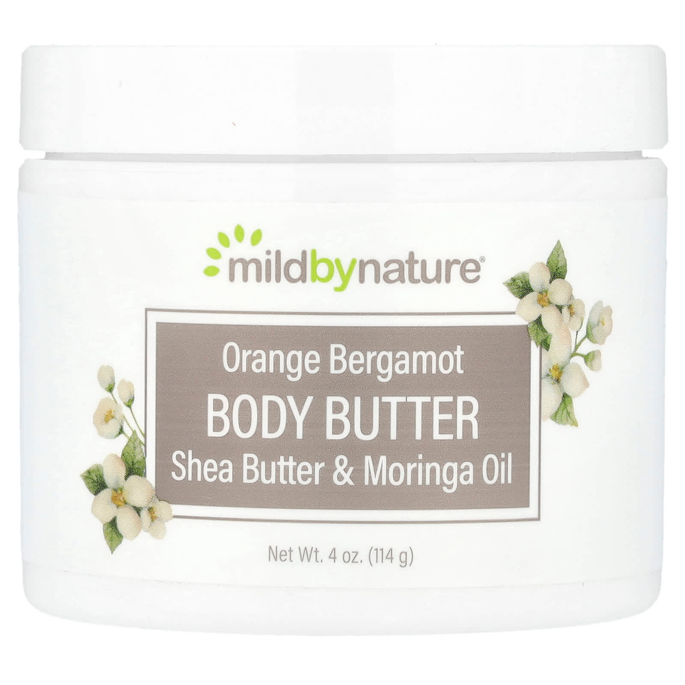 Mild By Nature, масло для тела с апельсином и бергамотом, 118 мл (4 жидк.унции)