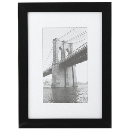 Фоторамка Image Art 601 13х18 пластиковая со стеклом чёрная