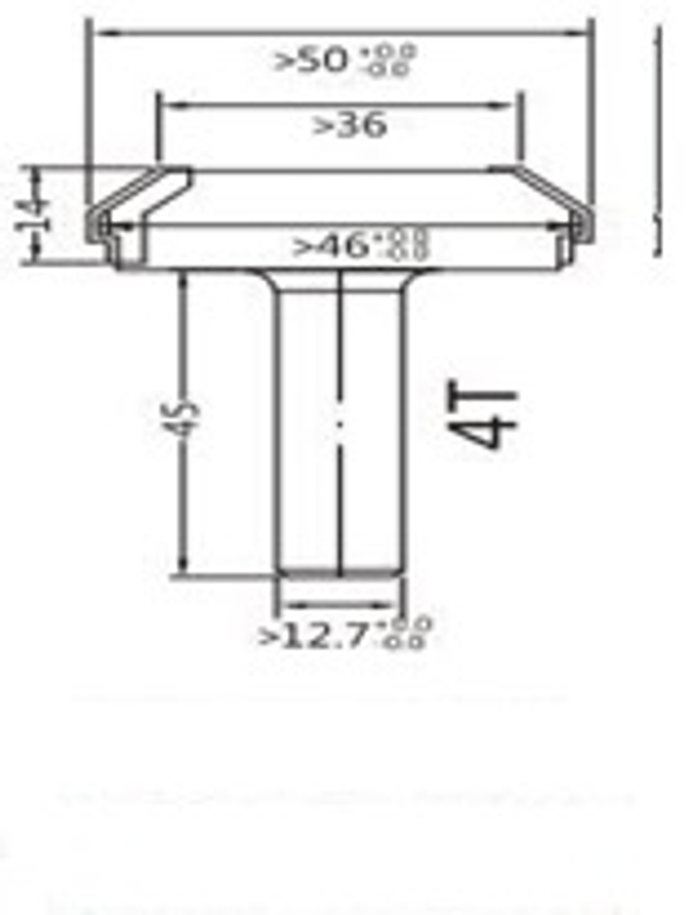 Фреза алмазная профильная D.50x14x59 S.12 Z=2