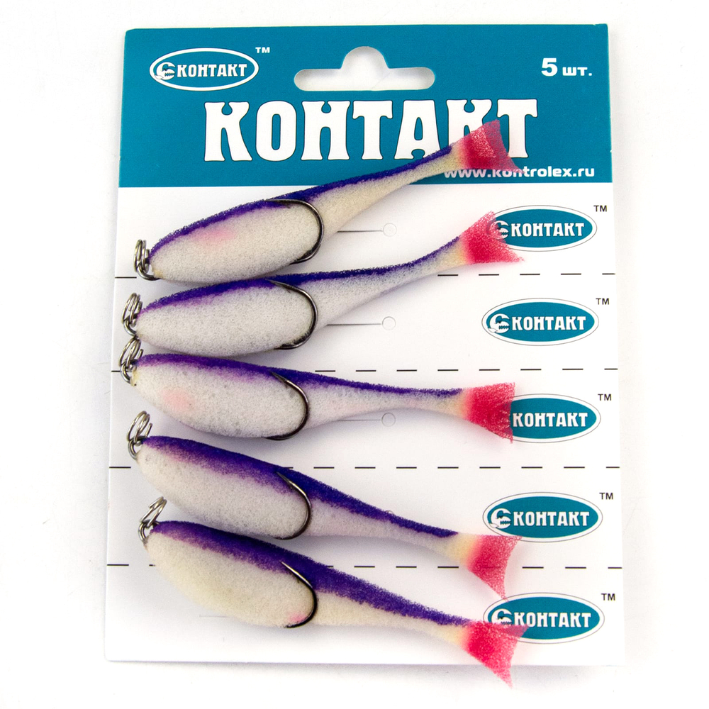 Поролоновая рыбка (двойник) Контакт (8см)