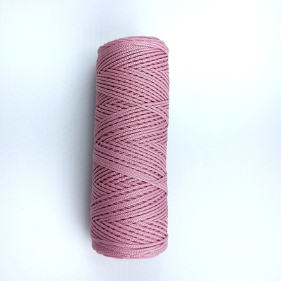 Полиэфирный шнур круглый 1 мм Розовый
