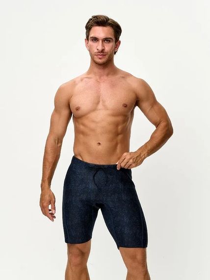 Шорты Sargan Sport 1040/BKBL 2 мм черный/синий