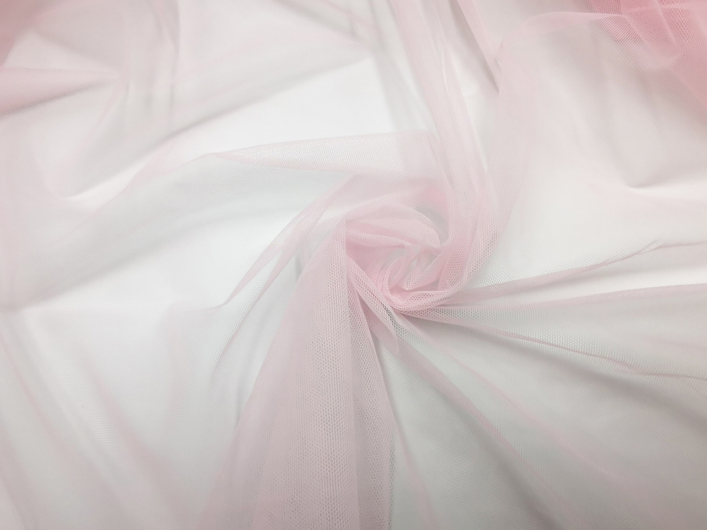 Бюстовая неэластичная сетка, Lauma, цветок миндаля (нежно-розовый), (BSM-189)