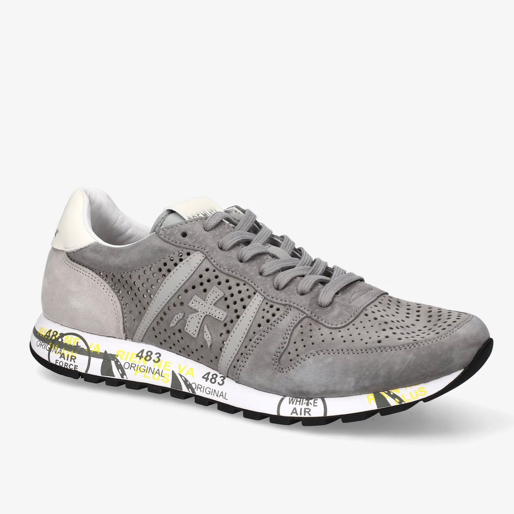 Замшевые кроссовки Premiata Eric 8231 с перфорацией