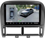 Магнитола для Lexus LS430 Toyota Celsior XF30 2000-2006 (ШГУ цветной) - Teyes CC3-2K-360 монитор 9.5" 2K QLED на Android 10, 6Гб+128Гб, CarPlay, 4G SIM-слот, 4 камеры в комплекте