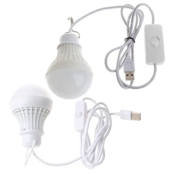 USB лампа-включатель 5 Вт - холодный белый