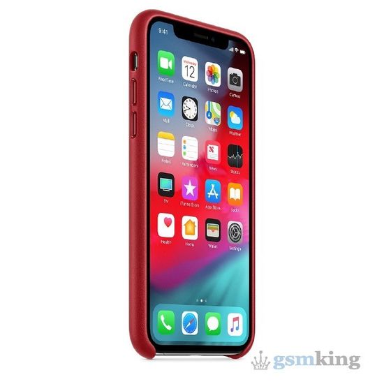 Leather Case iPhone XS Max Product Red (Красный)