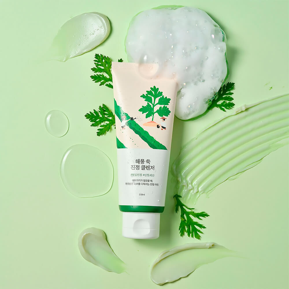 Round Lab Mugwort Calming Cleanser Пенка для умывания 150мл