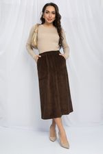 Юбка Лилиана (шоколад) Ю13097-9М LT Collection