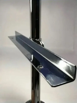 Полкодержатель односторонний 300 мм для трубы 25 мм, Joker-63, хром, комплект 2 шт. (14135)