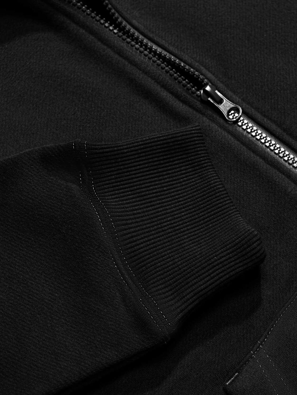 Худи Hardlunch F&K на молнии черный