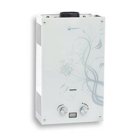 Водонагреватель газовый проточный (газовая колонка) WERT 10EG (с изображением узор белый)