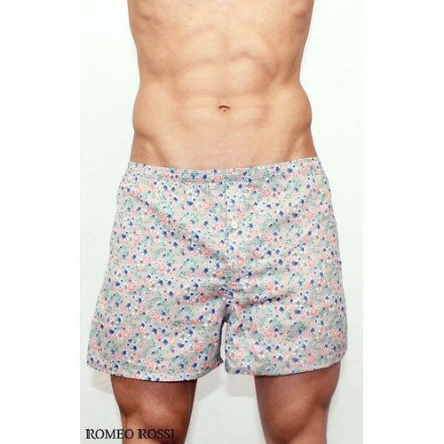 Мужские шорты домашние cерые Romeo Rossi Spring Meadow Shorts RR00312