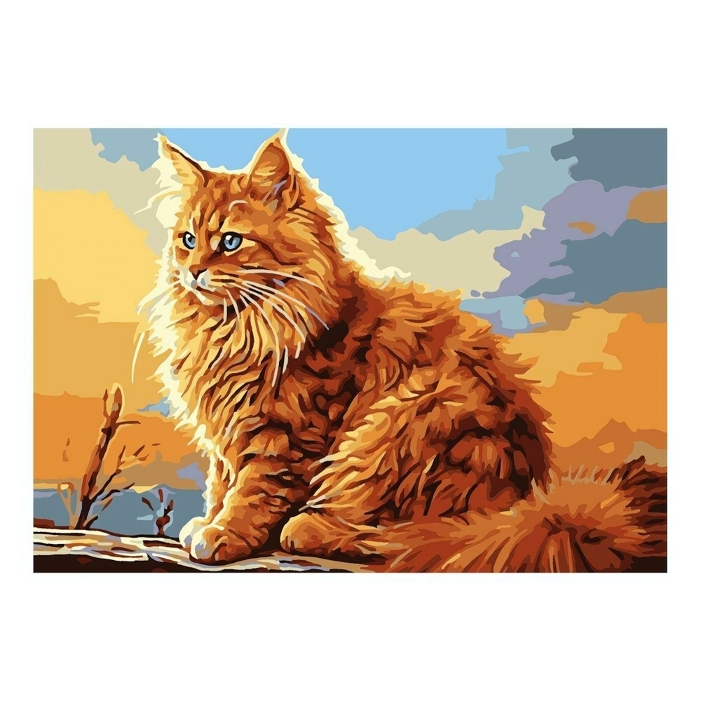 Картина по номерам 20*28,5см "Рыжик" (Lori)